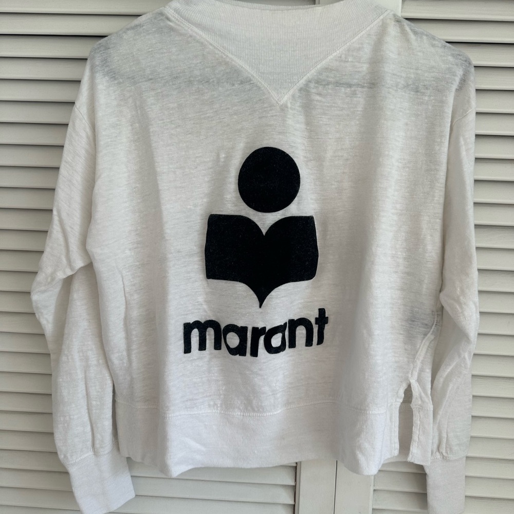 Isabel Marant White and Black Sweatshirts & Hoodies